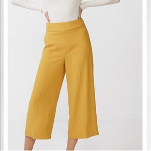 Express High Waisted Crepe Culottes